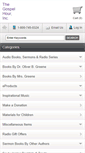 Mobile Screenshot of products.thegospelhour.org